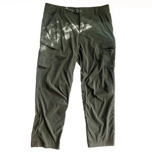 REI Roll-Up Hiking Pant Olive Green 36W 30L